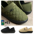 メイ モックシューズ MEI MOC SHOES II (レディース) MEI-SHL-233001 エムイーアイ ルームシューズ カジュアルシューズ サンダル スリッポン Women's アウトドア スリッパ ボア 無地 あったか 防寒 寒さ対策 外履き オフィス 仕事用 2way