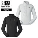 【マラソン期間中P5倍】カリマー サーマル ハーフジップ（メンズ）101508 thermal half-zip グレー ブラック シンプル 防寒 保温 秋冬 アウトドア 登山 トレッキング キャンプ