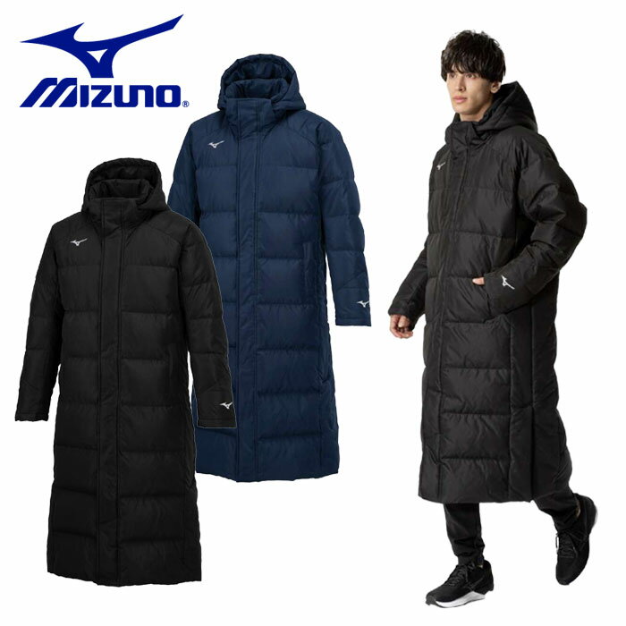 ミズノ MIZUNO BREATH THERMO ベンチコート 中綿 フーディー