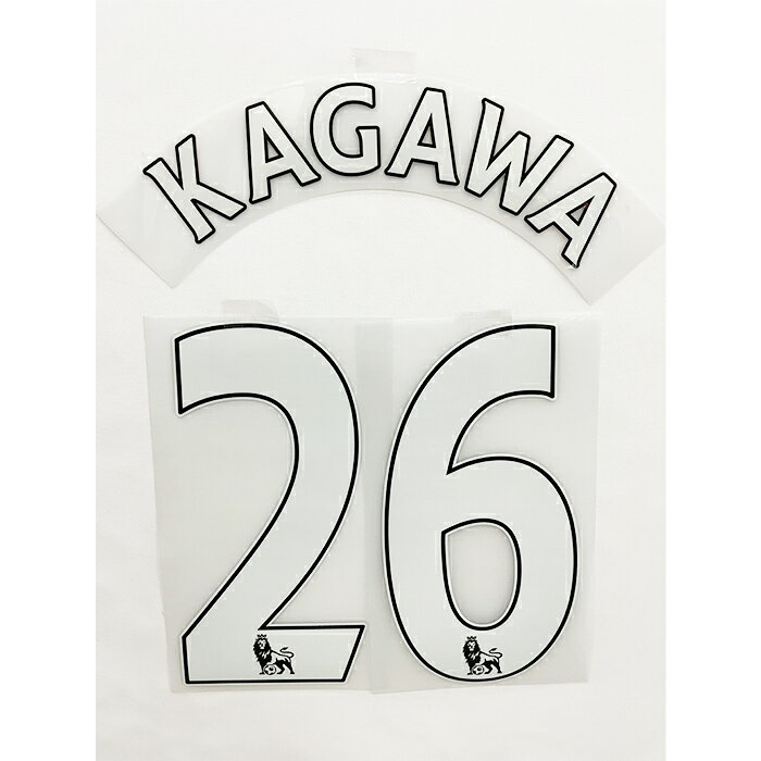 【メール便可】マンチェスターユナイテッド 香川真司 26 mark18 ホームユニフォームイメージ 赤ユニフォーム用 白文字 マーク アイロン プレス KAGAWA 大人用 ※マークのみ※