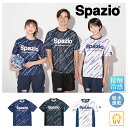 【メール便可】spazio(スパッツィオ)ダイアゴナル ストライプ プラクティス シャツ GE-0542 【Sサイズ】サッカー フットサル チーム対応 揃える 記念 バレー ユニフォーム 保護者用Tシャツ 練習着 普段使い 吸水速乾 接触冷感 涼しい チームTシ