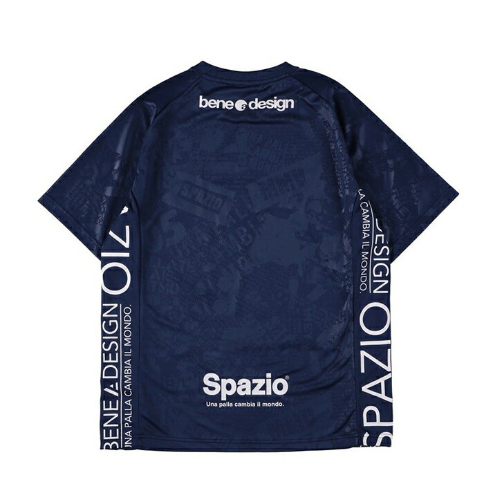▲【メール便送料無料】【スパッツィオ】 プラシャツ GE-0669【SPAZIO】ジュニア ボムロゴ エンボスプラクティスシャツ 練習着 洗い替え 合宿 サッカー フットサル バレー ユニフォーム 夏 普段着 学校用 吸水速乾 接触冷感 UVカット 涼しい格安セール　サッカー　用品　セール