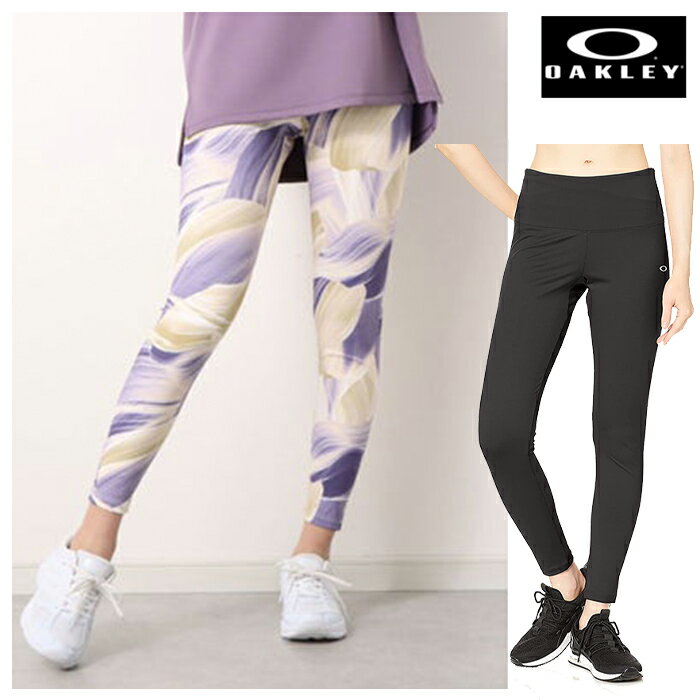 Oakley （女性用）Radiant Plain Full Leggings - Blackout