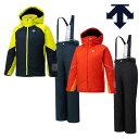 デサント【SKI】ジュニア&キッズスーツ DWJWJH91 スキー ジャケット パンツ ウェア 防水 軽量 雪山 雪遊び アクティビティー ウィンタースポーツ スノボ スノーボード 子供