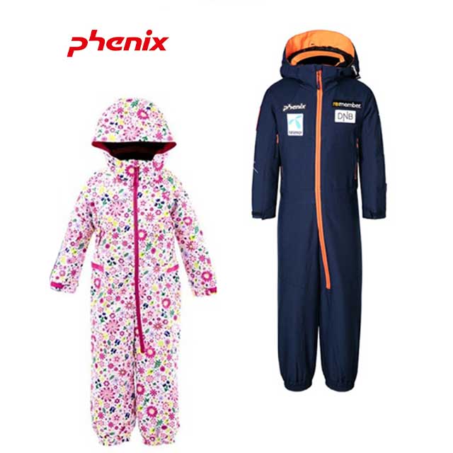 フェニックス【PHENIX】Treasure Kid's One-Piece PS9G21P74 トレジャー キッズ ワンピース 赤ちゃん 乳児 防水 軽量 雪山 雪遊び アクティビティー　カバーオール オールインワン チャック 着脱簡単 (ベビー）