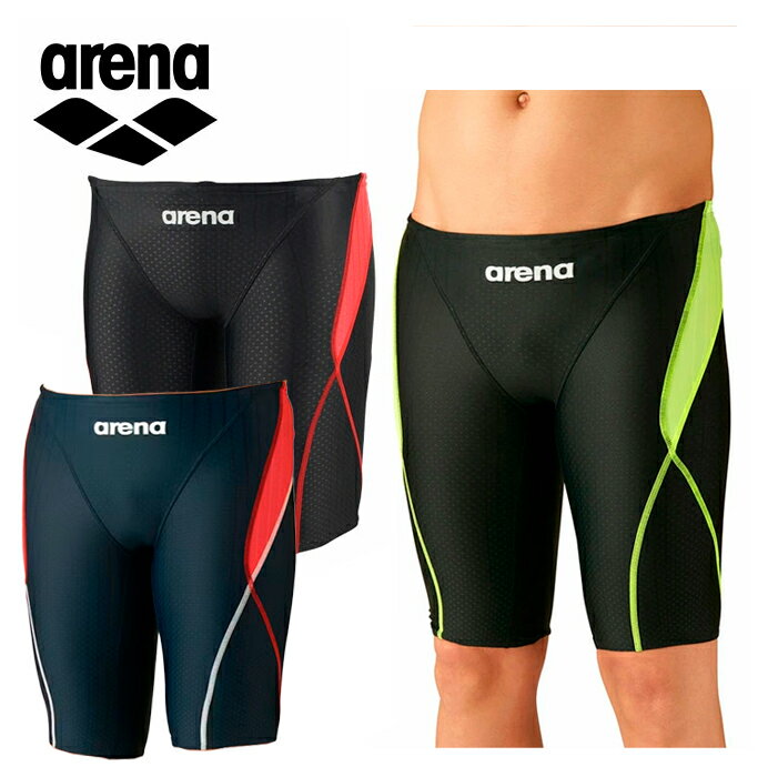 【アリーナ】アクアレーシング ジュニアハーフスパッツ(メンズ)ARN2052MJ FINA承認 水泳 競泳 プール ジュニア 子ども 水着 スイムウェア【返品・...