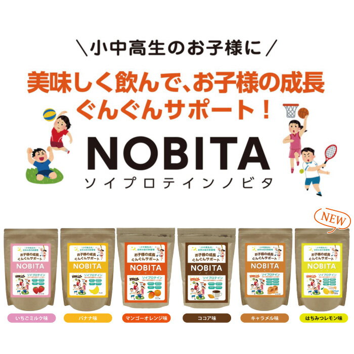 【2個セット】 NOBITA ソイプロテイン ジュニア プロテイン FD-0002 ノビタ Spazio スパッツィオ キッズ 小中高生 600g 成長 サポート 身長 伸ばす 運動 サプリメント 栄養 SPAZIO 部活動 サッカー バレー バスケット 野球 おいしい 飲みやすい