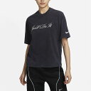 【メール便可】ナイキ スポーツウェア FZ4886-010 ブラック レディース ウィメンズ Tシャツ カジュアル タイダイ トレーニング 運動 ストレッチ ビ...