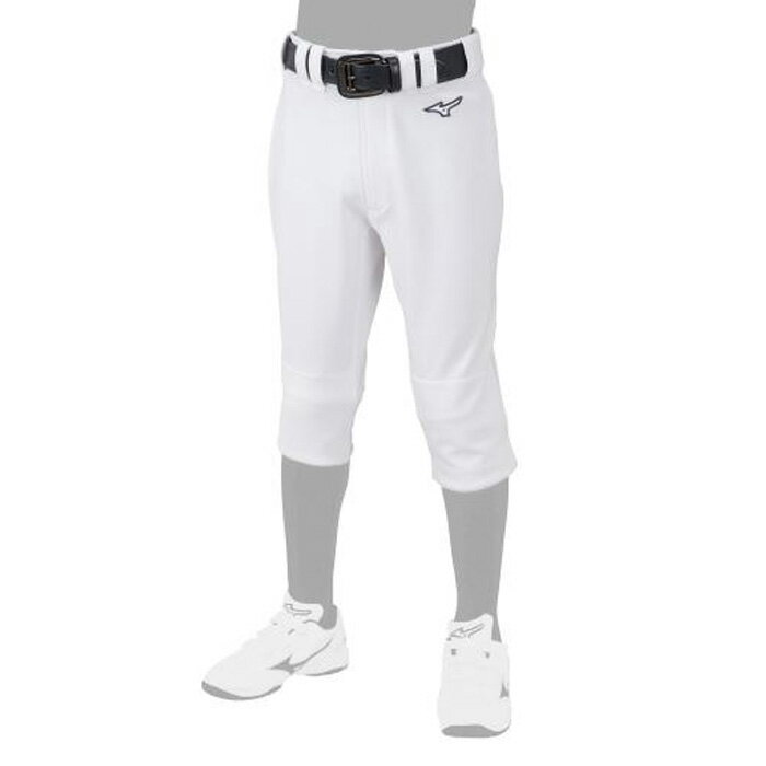 【BLACKFRIDAY期間中P5倍】ミズノ GACHIユニフォームパンツ レギュラータイプ（ヒザ2重）[ジュニア] 12JD2F80 ホワイト 野球 キッズ