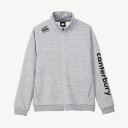 カンタベリー アールプラス フレックスウォームスウェットトラックジャケット (ユニセックス) RP44562 RP44562B スエット 4L 5L チャコール...