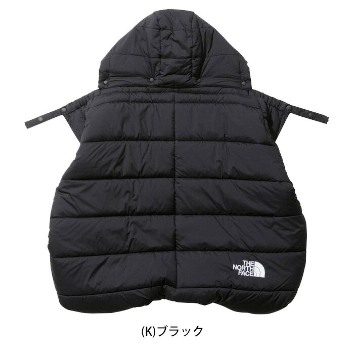 ザ・ノース・フェイス 2024年秋冬 ベビー シェル ブランケット NNB72301 K UB PO 保温 防寒 ベビーカー装着 抱っこ紐 撥水 中綿 キャンプ タウンユース アウトドア 散歩 赤ちゃん 洗える コンパクト カバー