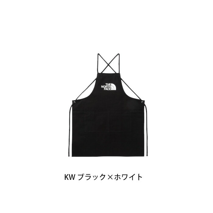 【マラソン期間中P5倍】【メール便可】ザ・ノース・フェイス THE ロゴ エプロン NT62331 KW NK ナチュラル ブラック ユニセックス アウトドア 料理 調理