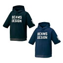 【マラソン期間中P5倍】ゼット ZETT by BEAMS DESIGN 半袖スウェットパーカ BOS75103 野球 ソフトボール スポーツ ウェア シャツ ショートスリーブ 半袖 トレーニング 練習 メンズ