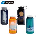 【SS期間中P5倍】ナルゲン 限定デザイン 広口 1.0L Tritan Renew ランドスケープ ラージロゴ 1000ml プラスチックボトル 丈夫 頑丈 登山 トレッキング アウトドア キャンプ おしゃれ イラスト メモリ付き 水筒 マグボトル