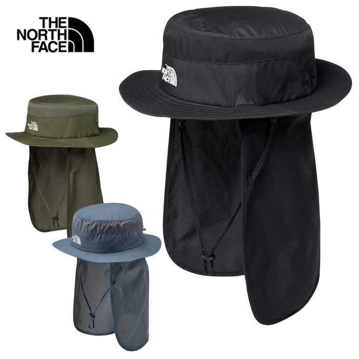 ザ・ノース・フェイス 2026年春夏 サンシールド ハット ユニセックス NN02504 帽子 SUNSHIELD HAT 紫外線対策 キャンプ アウトドア K NT SL UV 取り外し可能 軽量