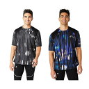 【メール便可】アシックス ROAD LITE-SHOW ランニング 半袖 シャツ 2011D095 メンズ ウェア トップス Tシャツ