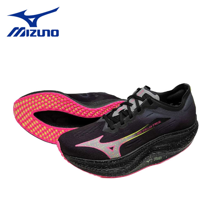 ミズノ ウエーブリベリオンプロ 2 ランニング ユニセックス U1GD241752 陸上競技 ランニング マラソン ..