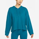 【マラソン期間中P5倍】ナイキ ヨガ Dri-FIT FLC フーディ DM7034-404 パーカー ウィメンズ レディース ウェア ブルー