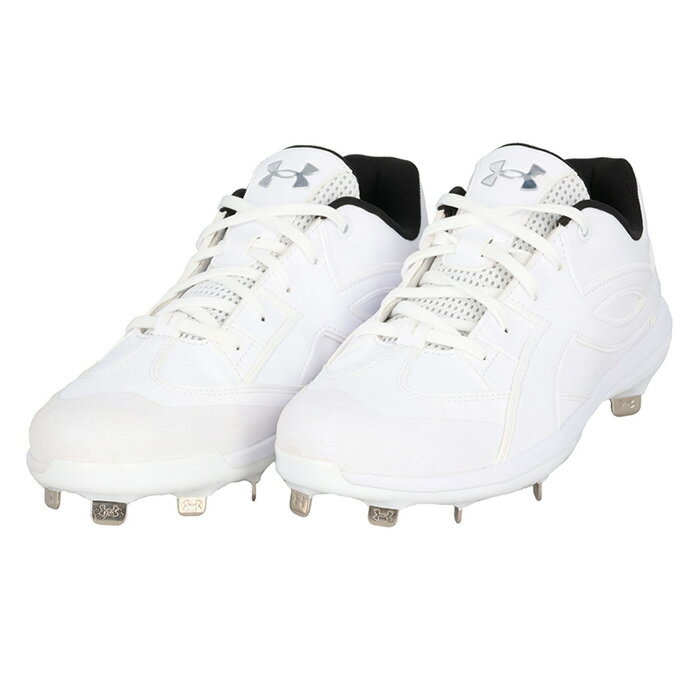 【SS期間中P5倍】アンダーアーマー 埋め込み金具スパイク UA Xstream Icon ST 6010489 100 ホワイト 白 野球 高校野球対応 ユニセックス