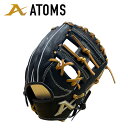 ATOMS アトムズ ナショナルライン グラブ 021型 内野手用 ACN-021BL ブラック 野球 グローブ