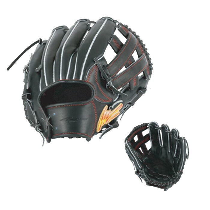 樂天商城 - 【マラソン期間中P5倍】アイピーセレクト 硬式グラブ 内野手用 Ip.077-Ac 右投げ 野球 グローブ ブラック 黒