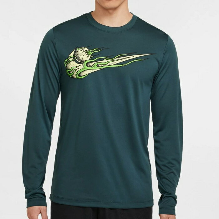 ナイキ メンズ Dri-FIT バスケットボール Tシャツ HF6210-328 長袖 トップス ウェア AS M NK DF TEE RLGD LS OC 2