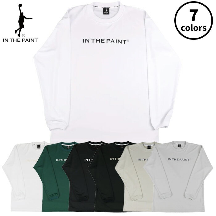 【マラソン期間中P5倍】【メール便可】 インザペイント タイポグラフィー ロングスリーブシャツ ITP25447 プラシャツ プラクティスシャツ 練習 トレーニング 運動 部活 チーム バスケットボール 部活 長袖 秋冬 スタンダードシルエット