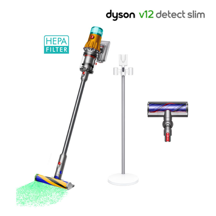 【Dyson】ダイソン V12 Detect Slim Absolute SV46 ABL 掃除機 コードレス 充電式 サイクロン式 ディテクト スリム アブソリュート クリーナー