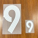 【メール便可】サッカー日本代表 2006年 #6 #9 前番号 背番号 ネーム無し ジュニア用 ※マークのみ※