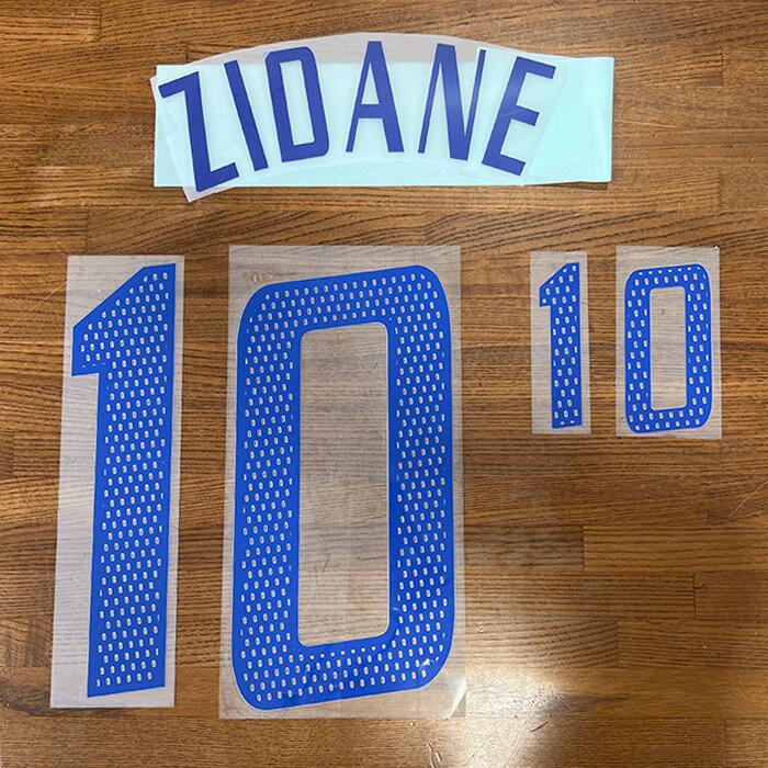 【メール便可】フランス代表 ジネディーヌ・ジダン ＃10 ZIDANE 2004年 ※マークのみ