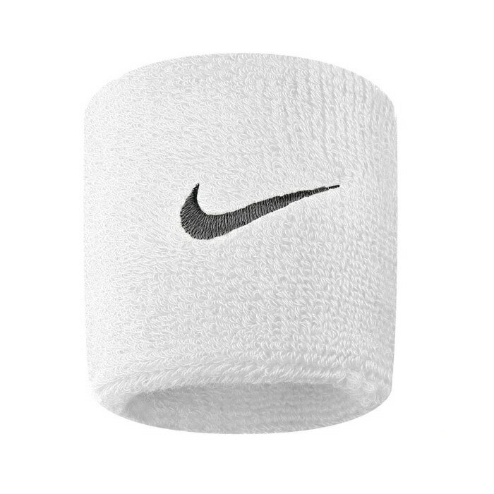 商品詳細スウッシュ刺繍入りリストバンド2個セット素材綿・ナイロン・ポリエステル・ゴムサイズフリーサイズ(幅7.62cm)カラー101：ホワイト/ブラック ※ブラウザやお使いのモニター環境により、掲載画像と実際の商品の色味が若干異なる場合があ...