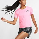 【メール便可】ナイキ ウィメンズ GEL DRI-FIT マイラーS/Sトップ DA1488-600 半袖Tシャツ ランニング レディース