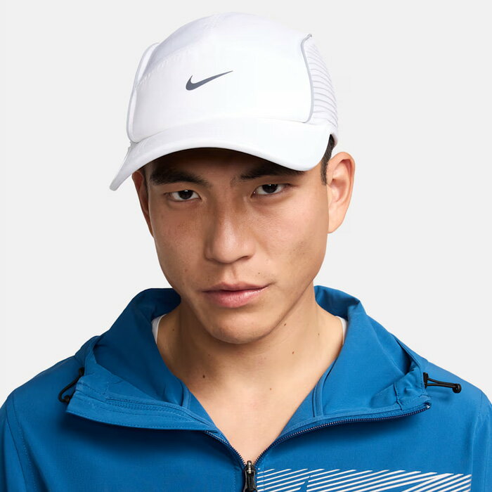 【BLACKFRIDAY期間中P5倍】ナイキ Dri-FIT ADV フライ アンストラクチャード エアロビル エアロアダプト キャップ FJ0736-100 帽子 ランニング ジョギング スポーツ トレーニング ホワイト 白(4)