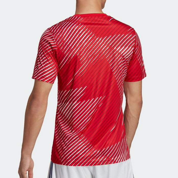 【メール便可】アディダス サッカー日本代表 2022 プレマッチジャージー RO610 HD8922 半袖 シャツ トップス ユニセックス メンズ レッド 赤通販 サッカー 用品 セール