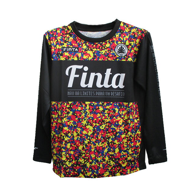 【メール便可】フィンタ ジュニア R10 L/Sプラクティスシャツ FT8650 サッカー プラシャツ ウェア