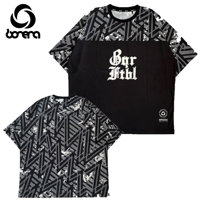 【メール便可】ボネーラ ワイドシルエットプラクティスシャツ BNR-PS096T プラシャツ Tシャツ 半袖 フットサル サッカー