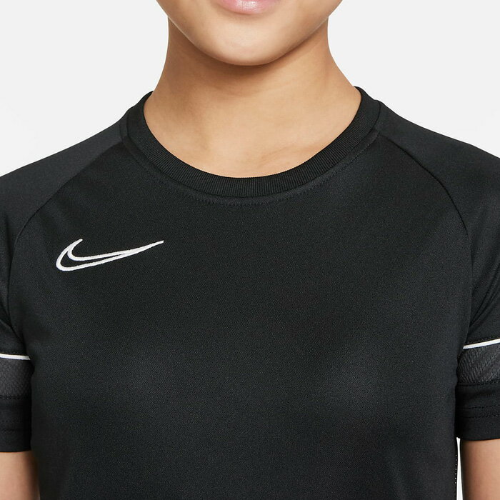 【メール便可】ナイキ ジュニア DRI-FIT アカデミー 21 半袖 Tシャツ CW6103-014 SS トップ サッカー フットサル ブラック 黒 ウェア キッズ 子供ネット通販 サッカー 用品 セール