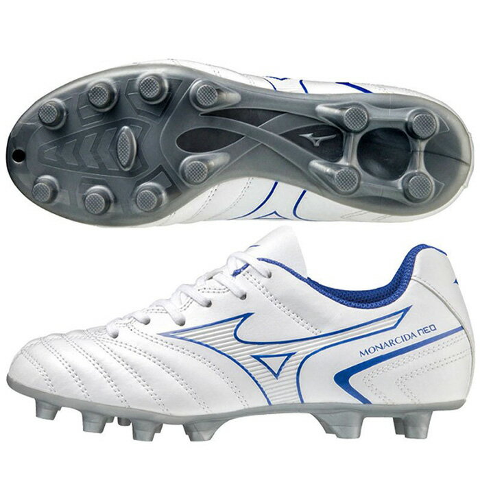 【マラソン期間中P5倍】ミズノ モナルシーダ NEO II SELECT Jr P1GB222525 ジュニア サッカー スパイク キッズ 子供 ワイド 幅広