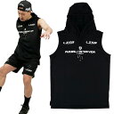 【マラソン期間中P5倍】ルースイソンブラ FV SWEAT NOSLEEVE PARKA L1231150 005 BLK ノースリーブ パーカー タンクトップ...