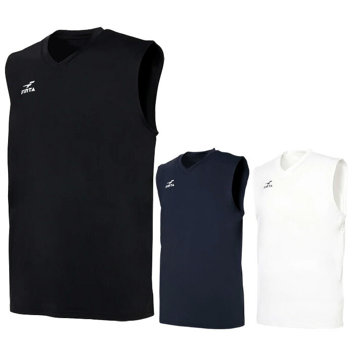 【BLACKFRIDAY期間中P5倍】【メール便可】フィンタ 25SS 極冷 ノースリーブ シャツ FT4436 サッカー フットサル タンクトップ ユニセックス トップス ウェア 練習 接触冷感 抗菌 防臭