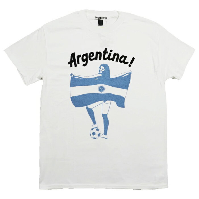 樂天商城 - 【メール便可】サッカーナッツ SF ARGENTINA！ 半袖TEE SNW239 サッカー ウェア ユニセックス Tシャツ 半袖 ショートスリーブ