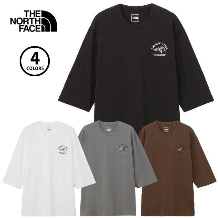 楽天ササクラスポーツ楽天市場支店【SS期間中全商品P5倍】ザ・ノース・フェイス 2025年春夏 クォータースリーブ ワンポイント ロゴ ティー（メンズ） NT32537 Tシャツ トップス ウェア 七分袖 ヨセミテ