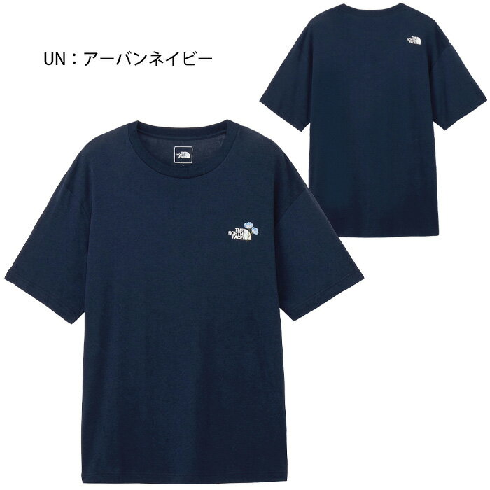 【マラソン期間中P5倍】【メール便可】ザ・ノース・フェイス 2025年春夏 ショートスリーブ フラワー ロゴ ティー メンズ NT32546 半袖 Tシャツ ウェア トップス