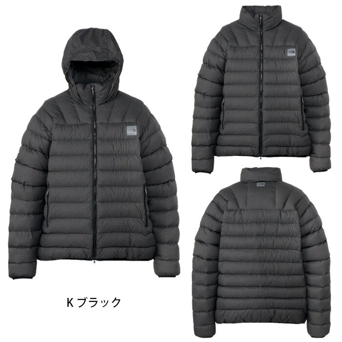 ザ・ノース・フェイス 2024年秋冬 エンライド コンバーチブル ダウン ジャケット（ユニセックス） ND92460 アウター 中綿 ダウン 防寒 自転車 半袖 2WAY 軽量 フーディー フード コンパクト 収納