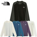 ザ・ノース・フェイス 2024年秋冬 ロングスリーブハイブリッドGTDメランジクルー(メンズ) NT62275 長袖 トップス Tシャツ ランニング ジム トレーニング ジョギング(4)