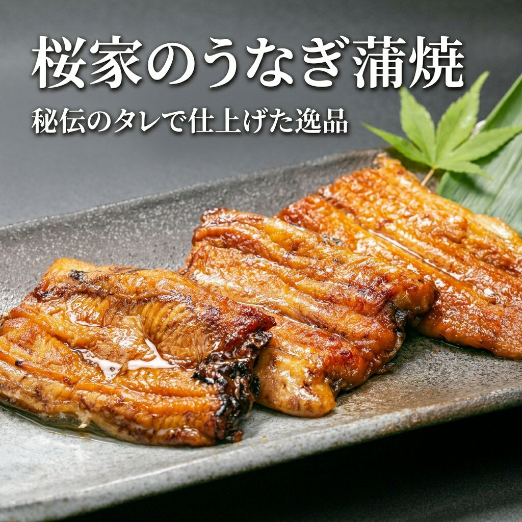 創業106年松本桜家の「うなぎ蒲焼(3切れ)1パック」【クール便通販】 長野 松本 うなぎ 鰻 国産 笹むし お取り寄せ グルメ 信州 美味しい ギフト 贈答 桜家 おすすめ 人気 1尾(3切)125g