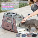 通気性も良く、軽量で折り畳み収納可能!2wayペットキャリー 猫 犬 メッシュ 軽量 ペットキャリーバッグ ペット キャリー イヌ ねこ ネコ 小型犬 8kg以...