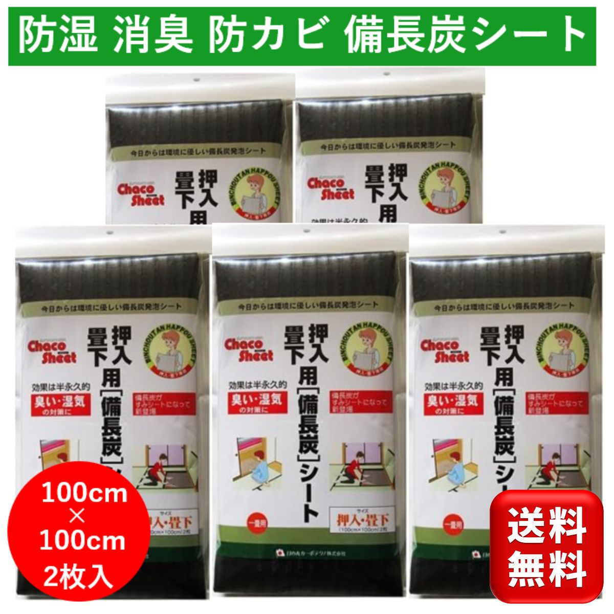 防湿 防カビ 消臭 備長炭シート 畳下 押入れ用 2枚入 5個 靴 靴箱 下駄箱 ブーツ シューズ インソール 長靴 パンプス 消臭シート 脱臭 ウィールケース フローリング 防カビ スプレー 防カビシート 防湿シート 備長炭 消臭 炭 部屋に置く防虫シート 消臭剤 脱臭炭 送料無料