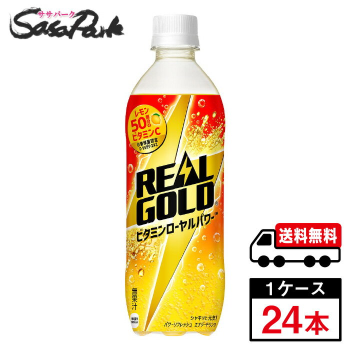 Other - 【メーカー直送】【送料無料】リアルゴールド ビタミンローヤルパワー 490ml PET 1ケース（24本入）炭酸 ジュース