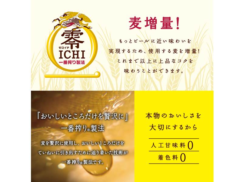 【ノンアルコール】キリン 零ICHI 350ml×24本×1箱 【ゼロイチ】【関東・東海送料無料】お取り寄せ